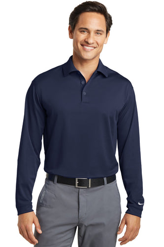 nike midnight navy 604940 work polo shirts with logo