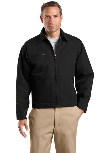 CornerStone Black TLJ763 promotional jackets company logo