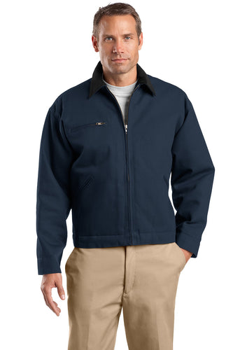 CornerStone Navy/ Black TLJ763 promotional jackets company logo