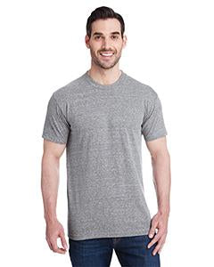 bayside_5710_tri athletic gray_company_logo_t-shirts