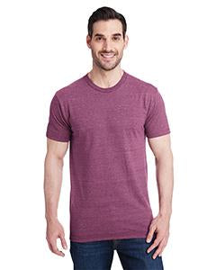bayside_5710_tri maroon_company_logo_t-shirts