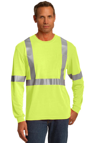 CornerStone ANSI 107 Class 2 Long Sleeve Safety T-Shirt
