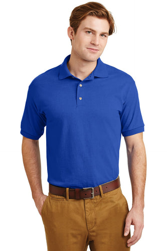 Gildan Royal 8800 custom logo polo shirts embroidered