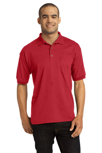 Gildan Red 8900 custom dri fit polo shirts
