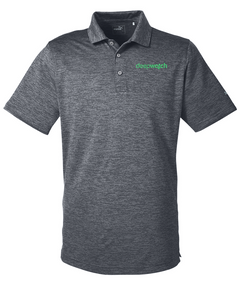 Puma Golf Men's Icon Heather Polo 596801 Black Heather [deepwatch]