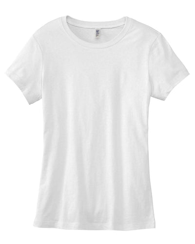 bella + canvas ladies the favorite t-shirt 6004 white
