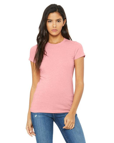 bella + canvas ladies the favorite t-shirt 6004 pink