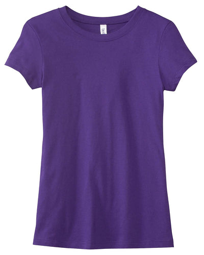bella + canvas ladies the favorite t-shirt 6004 team purple