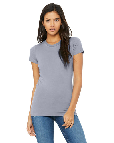 bella + canvas ladies the favorite t-shirt 6004 heather blue