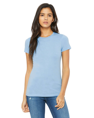 bella + canvas ladies the favorite t-shirt 6004 baby blue