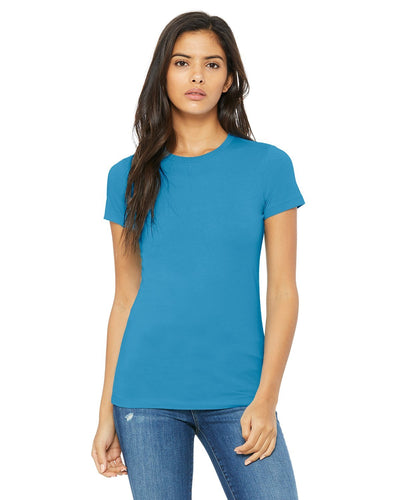 bella + canvas ladies the favorite t-shirt 6004 aqua