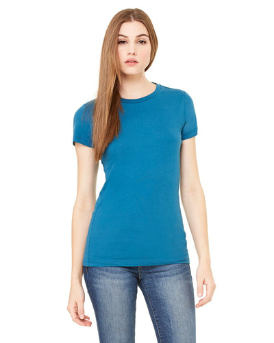 bella + canvas ladies the favorite t-shirt 6004 deep teal