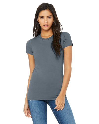bella + canvas ladies the favorite t-shirt 6004 steel blue