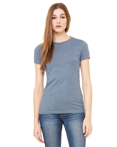 bella + canvas ladies the favorite t-shirt 6004 heather slate