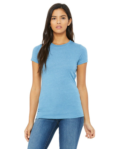 bella + canvas ladies the favorite t-shirt 6004 ocean blue