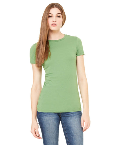 bella + canvas ladies the favorite t-shirt 6004 heather green