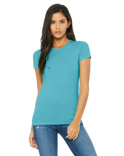 bella + canvas ladies the favorite t-shirt 6004 turquoise