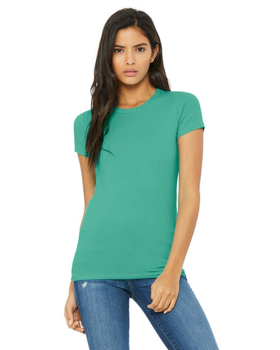 bella + canvas ladies the favorite t-shirt 6004 teal