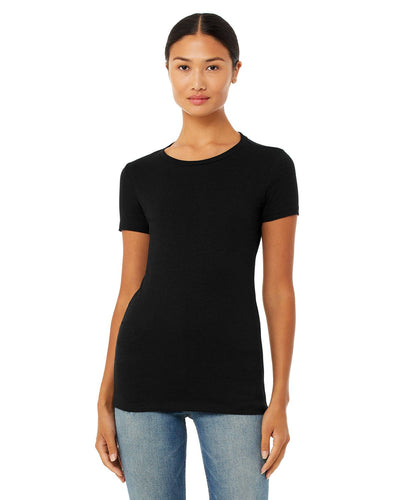 bella + canvas ladies the favorite t-shirt 6004 black heather