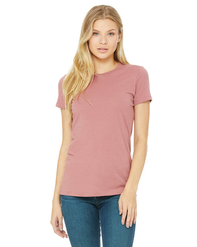 bella + canvas ladies the favorite t-shirt 6004 mauve