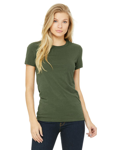 bella + canvas ladies the favorite t-shirt 6004 military green