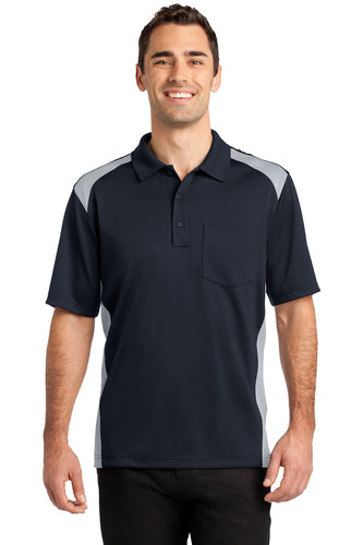 CornerStone Dark Navy/ Light Grey CS416 custom team polo shirts