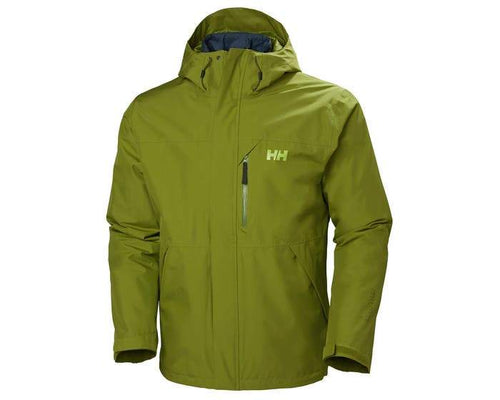 helly hansen squamish cis jacket 62368 wood green, embroidered team jackets