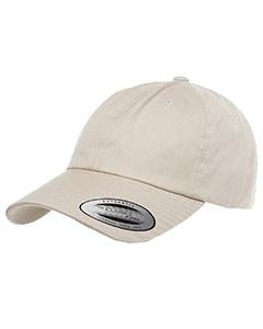 Yupoong Adult Low-Profile Cotton Twill Dad Cap 6245CM STONE