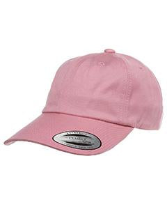 Yupoong Adult Low-Profile Cotton Twill Dad Cap 6245CM PINK