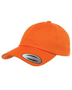 Yupoong Adult Low-Profile Cotton Twill Dad Cap 6245CM ORANGE