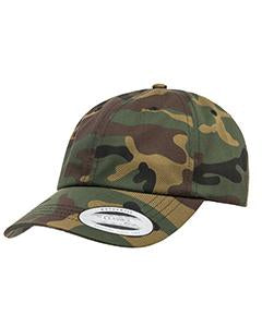 Yupoong Adult Low-Profile Cotton Twill Dad Cap 6245CM GREEN CAMO