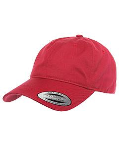 Yupoong Adult Low-Profile Cotton Twill Dad Cap 6245CM CRANBERRY