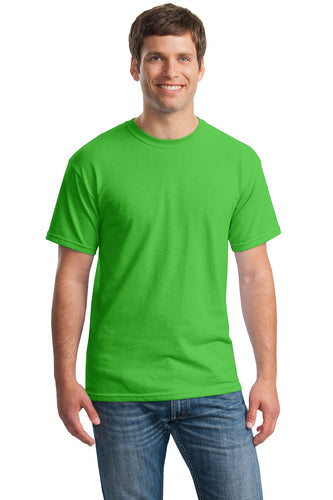 gildan heavy cotton t shirt 5000 electric green