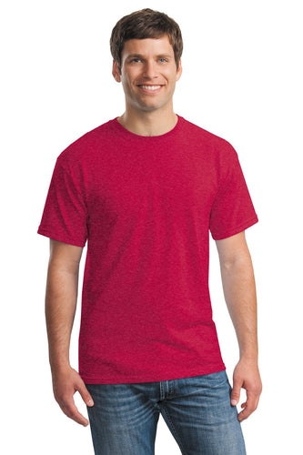 gildan heavy cotton t shirt 5000 heather red