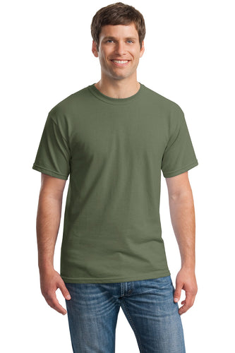 gildan heavy cotton t shirt 5000 military green