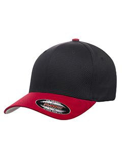 flexfit_6277_black/red_company_logo_headwear