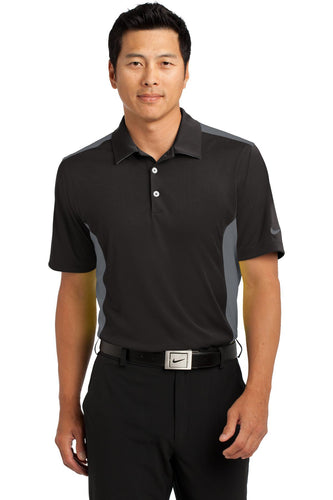 nike black/ dark grey 632418 custom polo shirts with logo