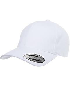 Yupoong Adult Brushed Cotton Twill Mid-Profile Cap 6363V WHITE