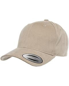 Yupoong Adult Brushed Cotton Twill Mid-Profile Cap 6363V KHAKI
