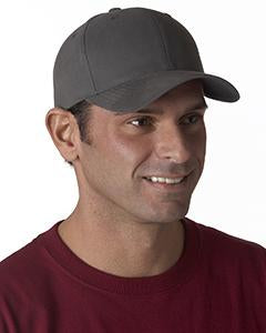 Yupoong Adult Brushed Cotton Twill Mid-Profile Cap 6363V DARK GREY