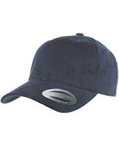 Yupoong Adult Brushed Cotton Twill Mid-Profile Cap 6363V NAVY