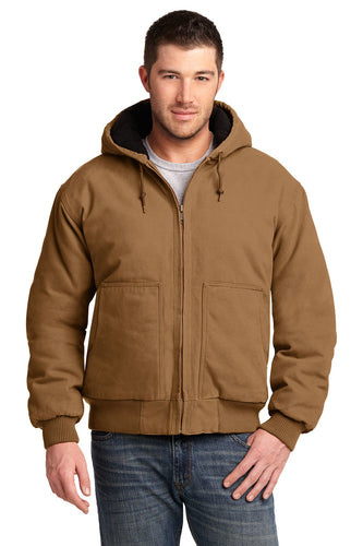 CornerStone Duck Brown CSJ41 jacket company logo
