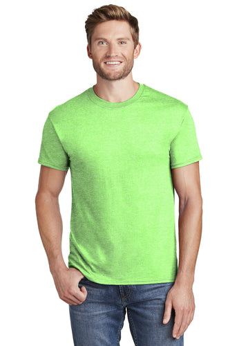 hanes x temp t shirt 4200 neon lime heather