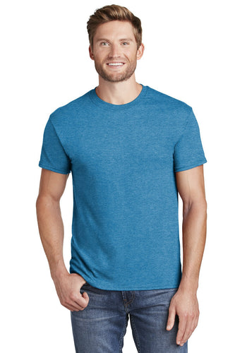 hanes x temp t shirt 4200 neon blue heather