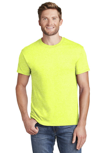 hanes x temp t shirt 4200 neon lemon heather