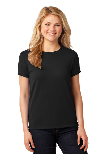 gildan ladies heavy cotton t shirt 5000l black