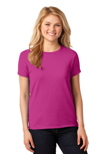 gildan ladies heavy cotton t shirt 5000l heliconia