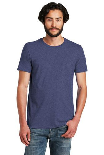 anvil combed ring spun cotton t shirt 980 heather blue