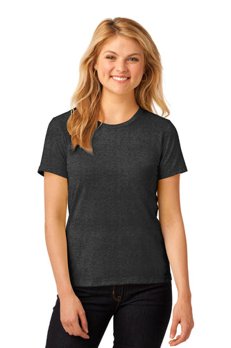 anvil ladies combed ring spun cotton t shirt 880 heather dark grey