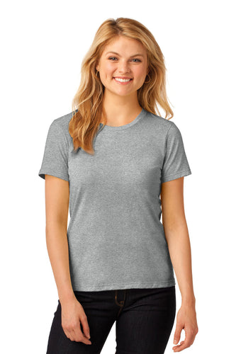 anvil ladies combed ring spun cotton t shirt 880 heather grey